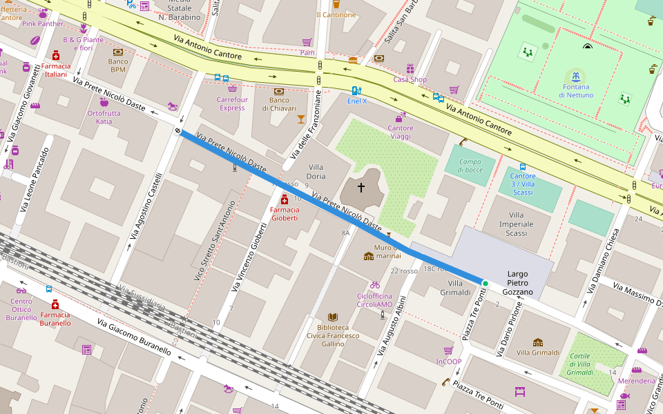 Via Prete Nicolò Daste