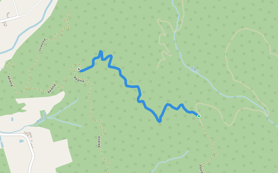 3040~3044林班林道 walking route map in Ashibetsu