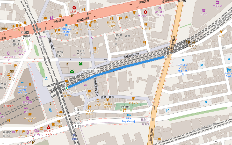 京橋商店街 南通り