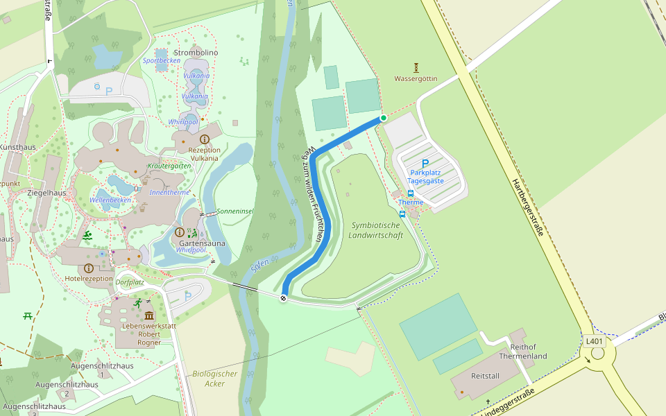 Weg zum wilden Früchtchen walking route map in Kleinsteinbach
