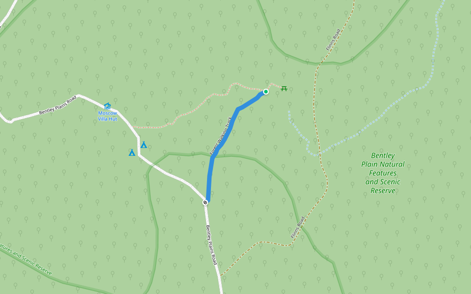Forest Walking Track walking route map in Nunniong