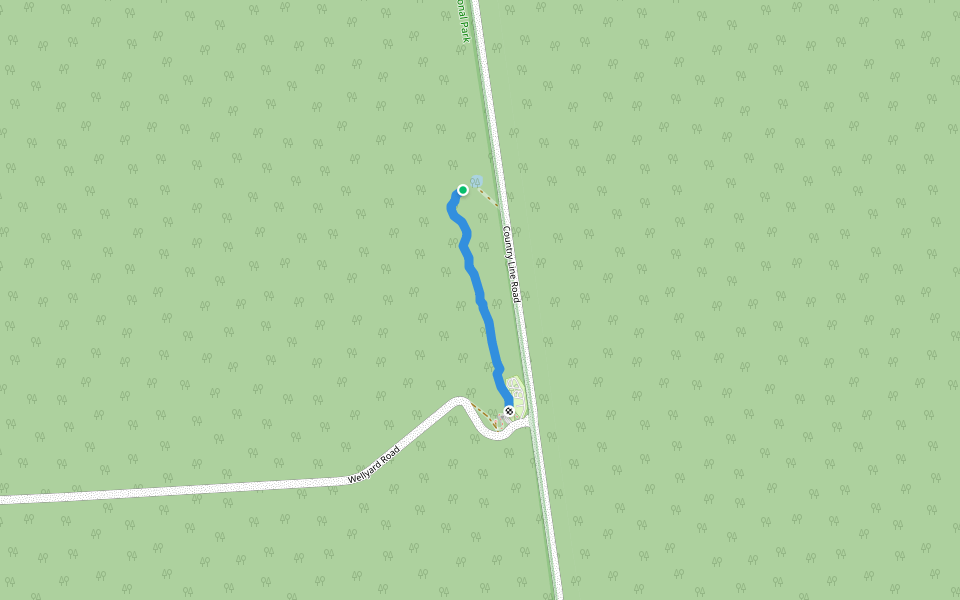 Salt Caves Dam Walk walking route map in The Pilliga