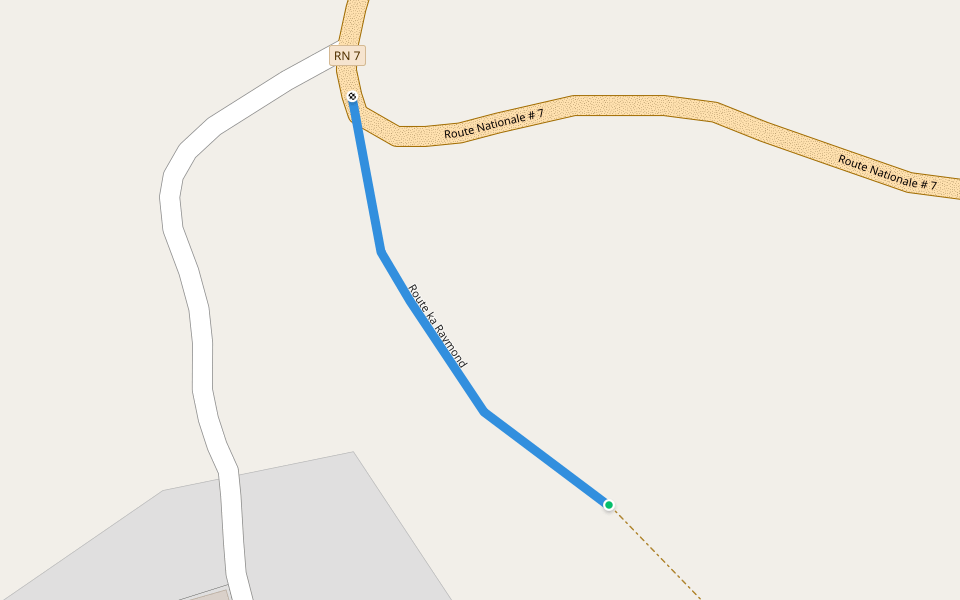 Route ka Raymond walking route map in Masellian