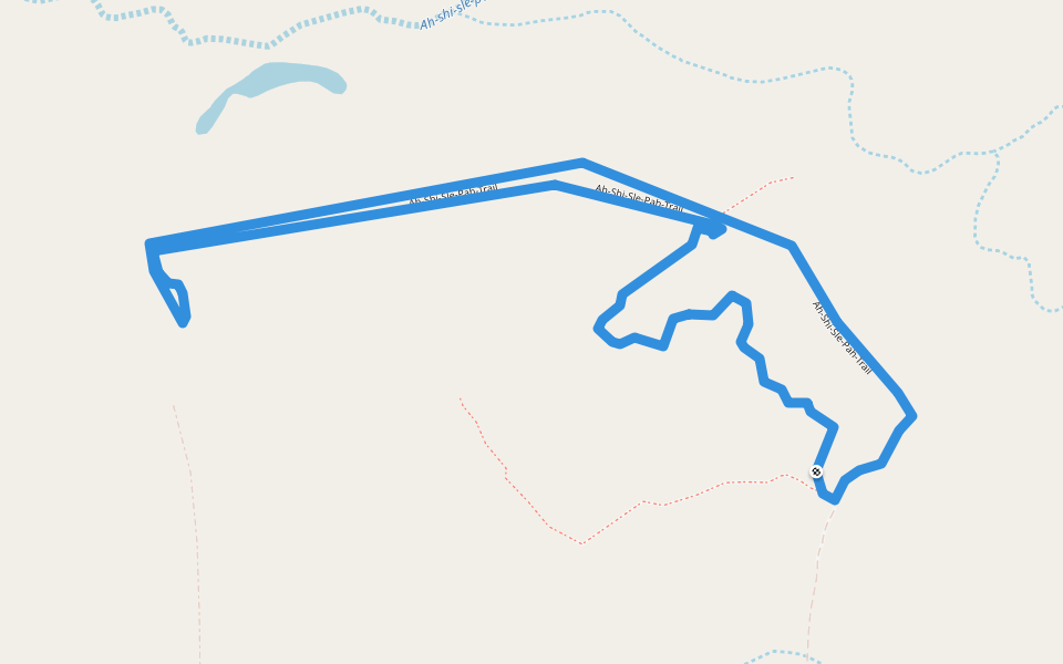 Ah-Shi-Sle-Pah-Trail walking route map in Bloomfield
