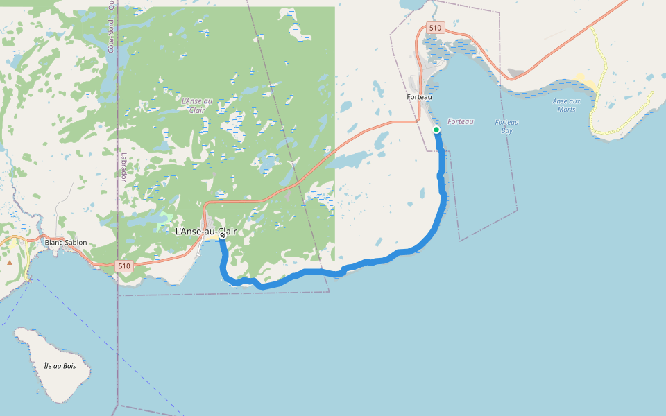 Labrador Pioneer Footpath Trail To Forteau Hiking L'Anse Au Clair