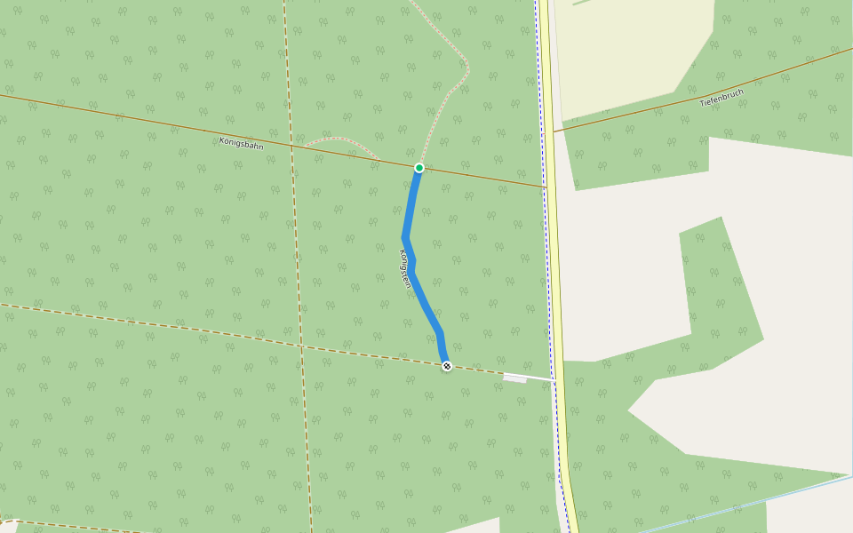 Königstein walking route map in Burgwedel