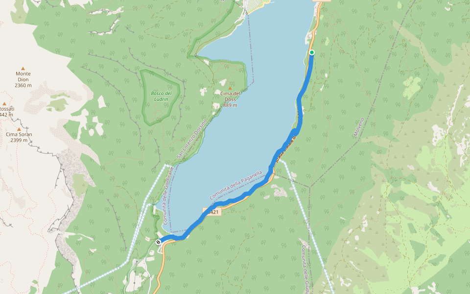 Sentiero giro del lago