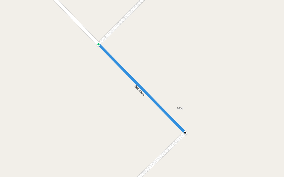 Rondeau walking route map in Colonia Valdense