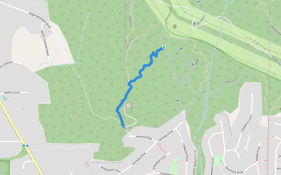 Juan Valdez walking route map in Anmore