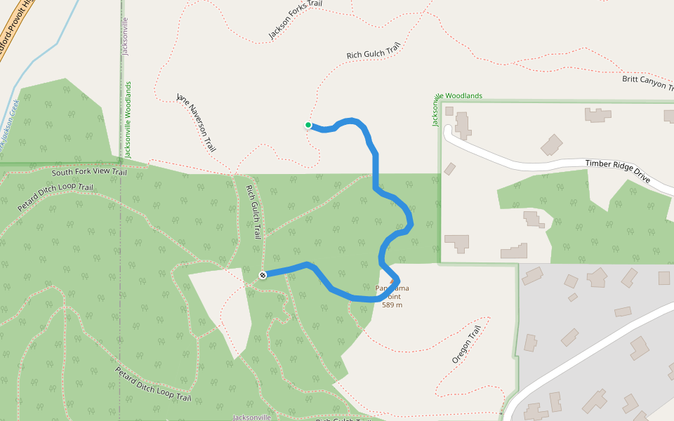 Panorama Point Trail Walking and Running Jacksonville, Oregon Pacer