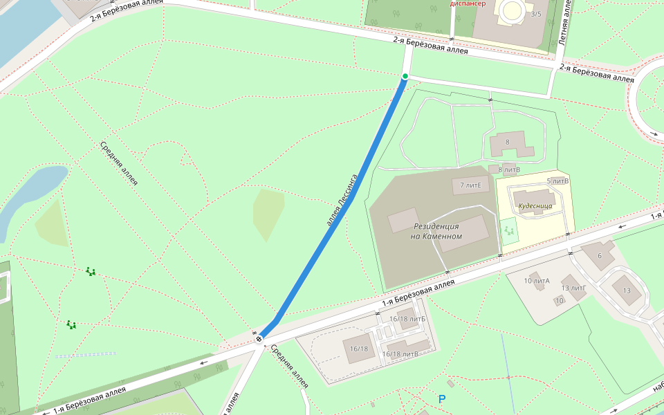 аллея Лессинга