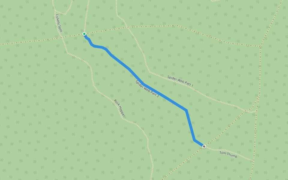 Spider Web Part 3 walking route map in Pialligo