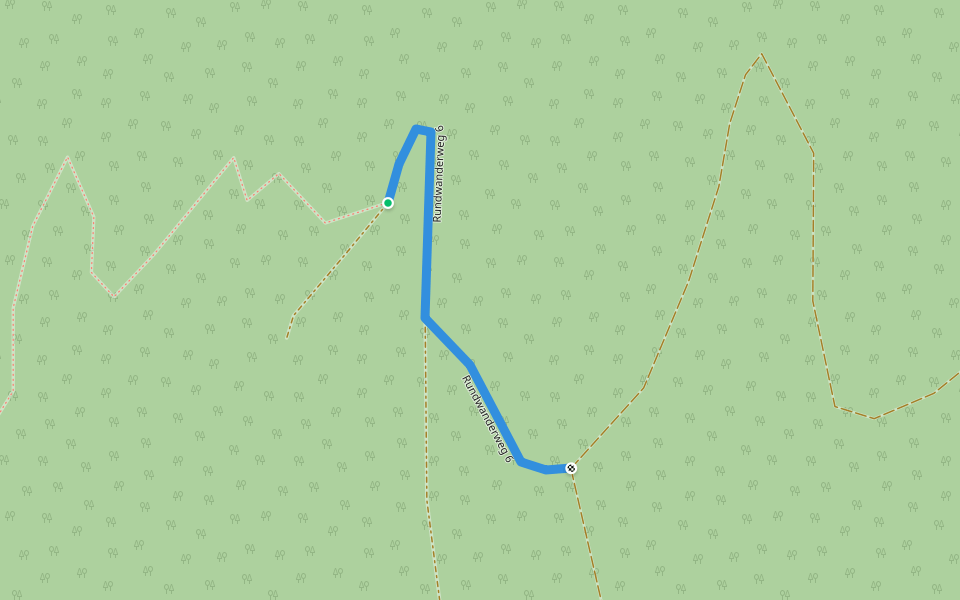 Rundwanderweg 6 walking route map in Göstling an der Ybbs