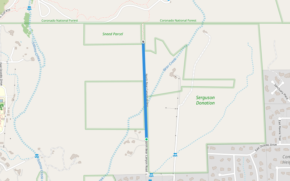 North Bear Canyon access