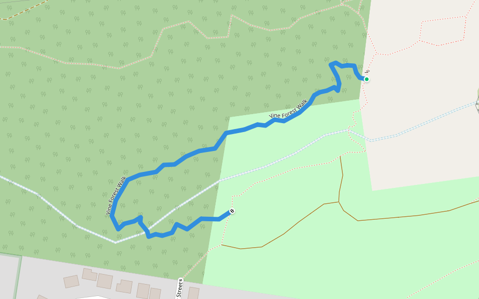 Vine Forest Walk walking route map in Bulli