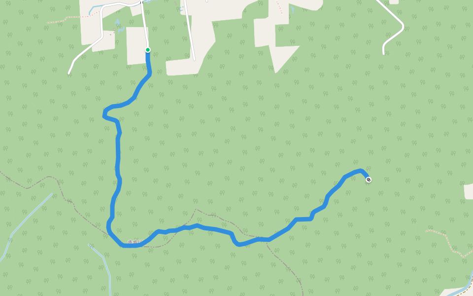 大江林道 walking route map in Akaigawa