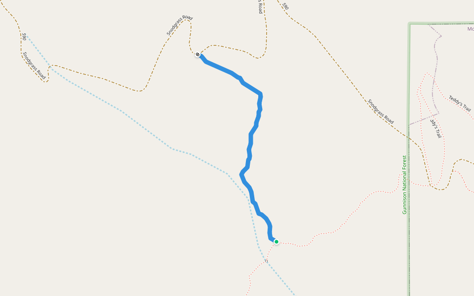 Snodgrass Spur 590.2A Trail