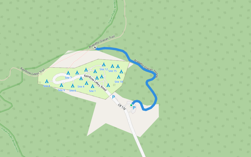 Arapaho Glacier TH link