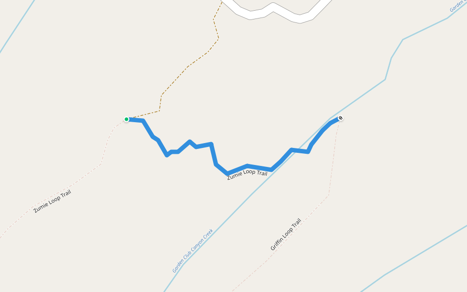 Zumie Loop Trail walking route map in Bolinas