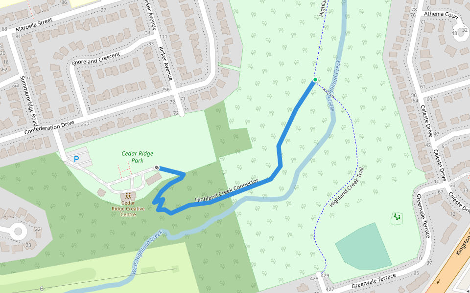 Highland Creek Connector Walking And Running Trail Toronto, Ontario