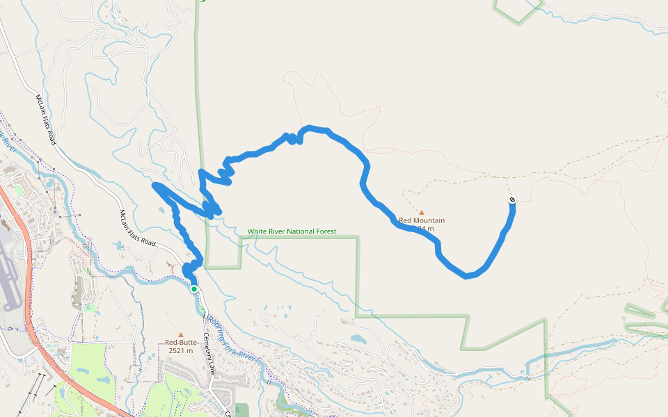 Sunnyside Trail Hiking Aspen, Colorado Pacer