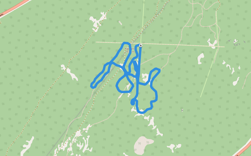 5км walking route map in Zlatoust