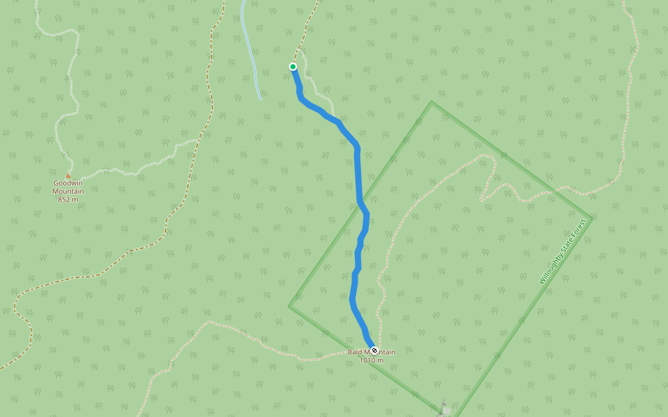 Telegraph Trail walking route map in Westmore