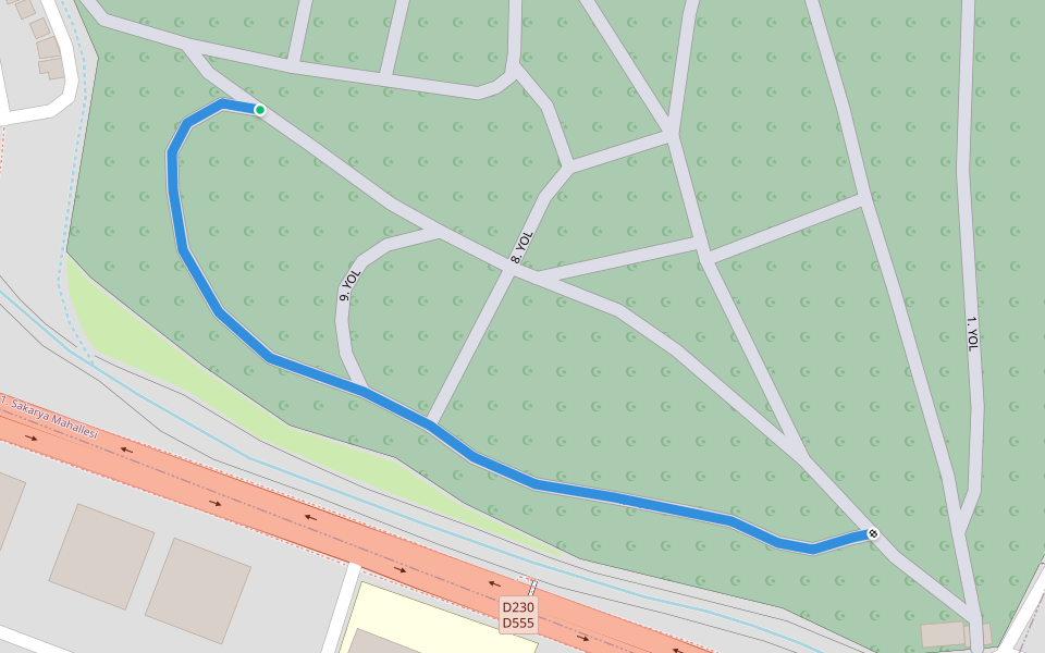 4. YOL walking route map in Balıkesir