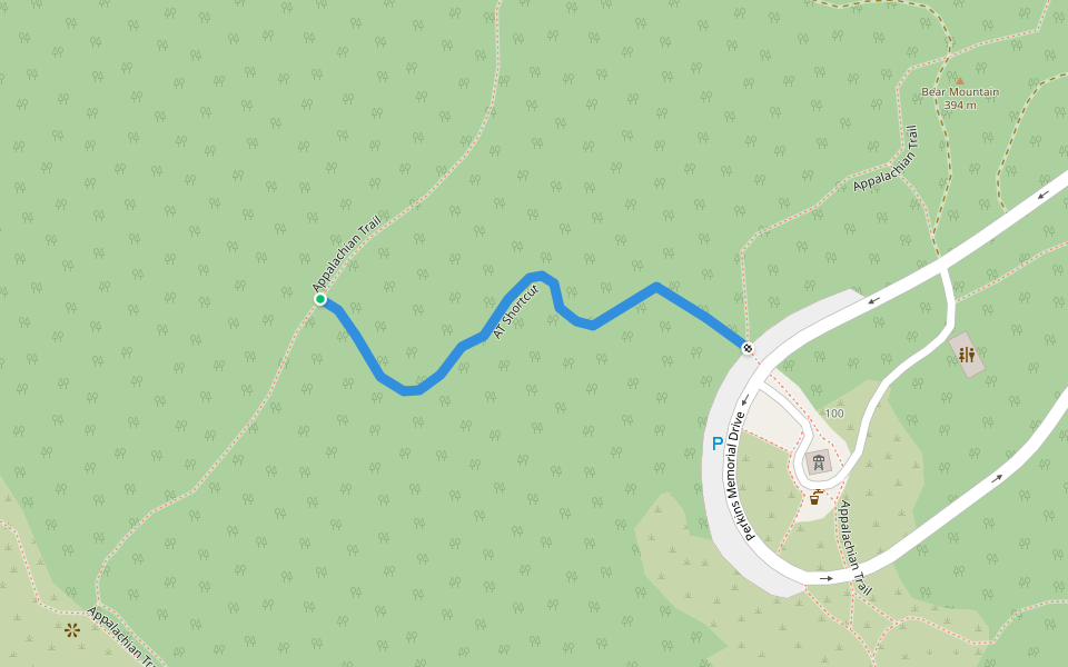 AT Shortcut Walking And Running Trail Tomkins Cove, New York Pacer