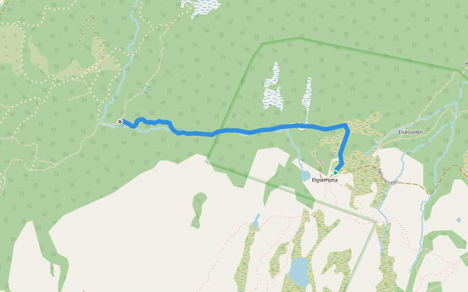Steindalen walking route map in Rye