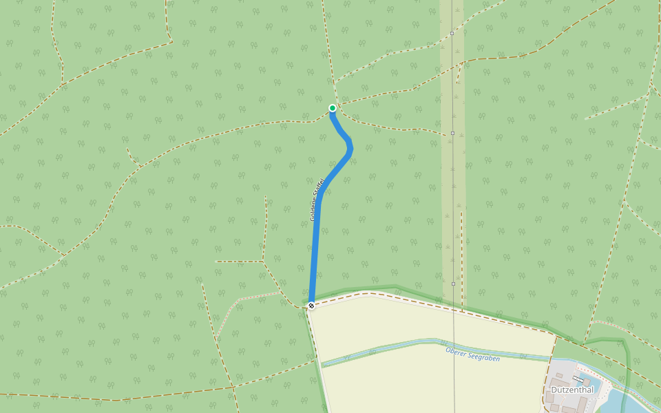 Goldene Staffel walking route map in Sugenheim