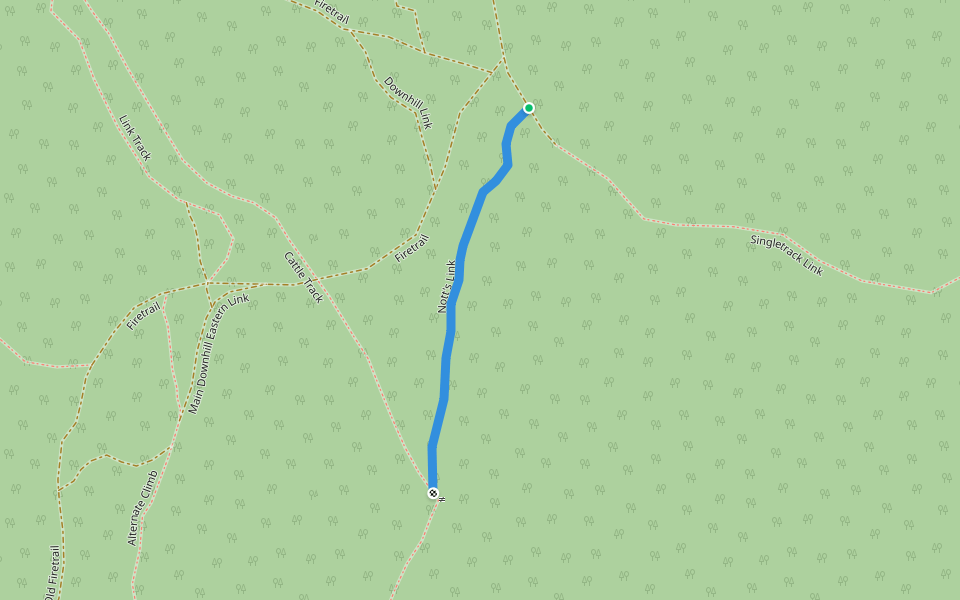 Nott's Link walking route map in Cootamundra