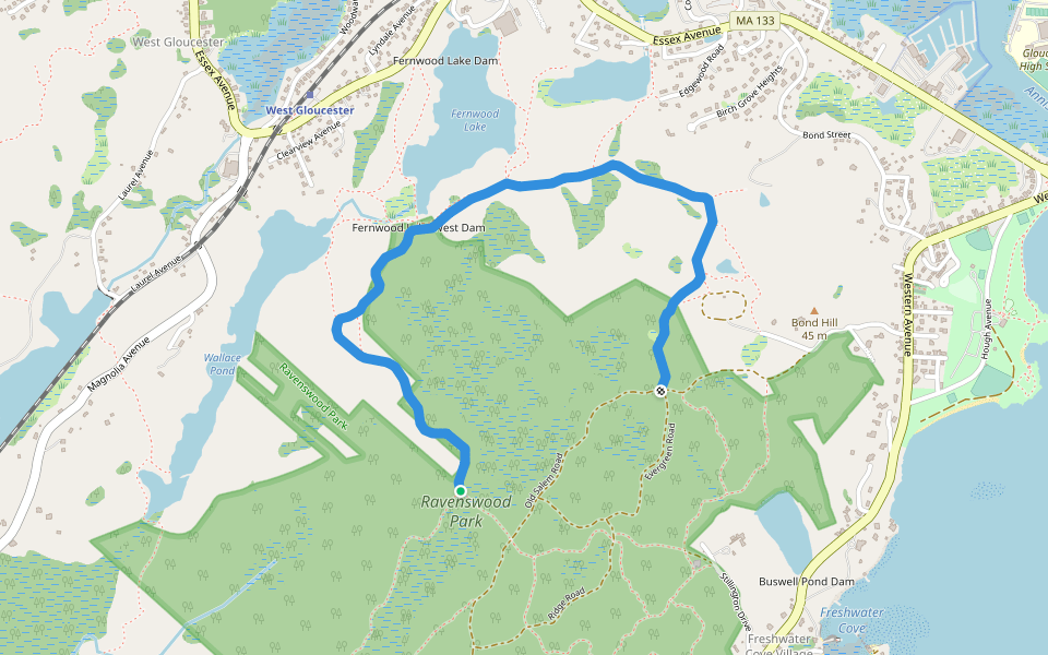 Fernwood Lake Trail (Blue)
