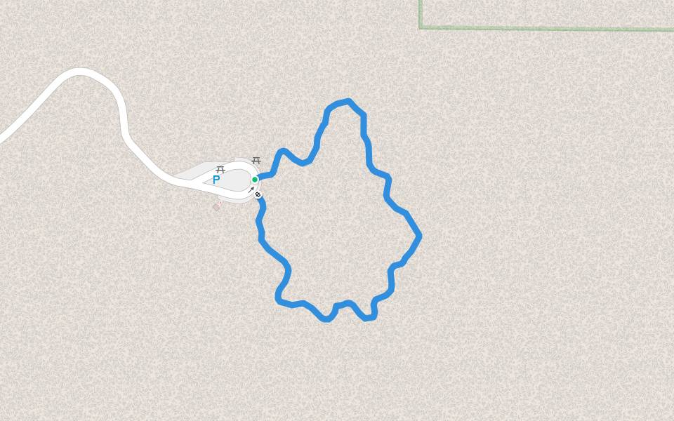 Devils Orchard Nature Trail walking route map in Arco