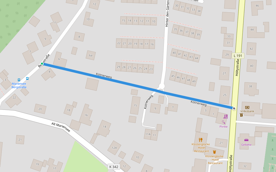 Kötnerweg walking route map in Neustadt am Rübenberge