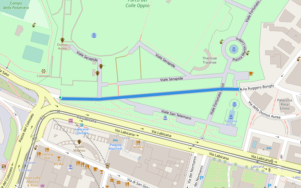 Viale della Domus Aurea