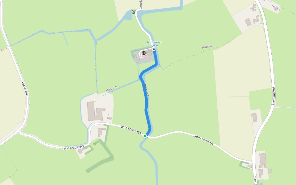 Stoepawei walking route map in Hiaure