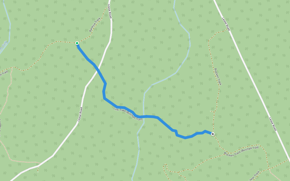 Link Track (Burchell Trail) walking route map in Steiglitz