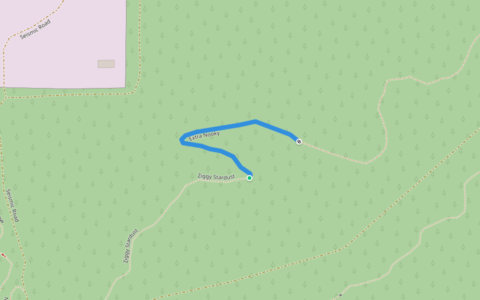 Extra Nooky walking route map in Kowen