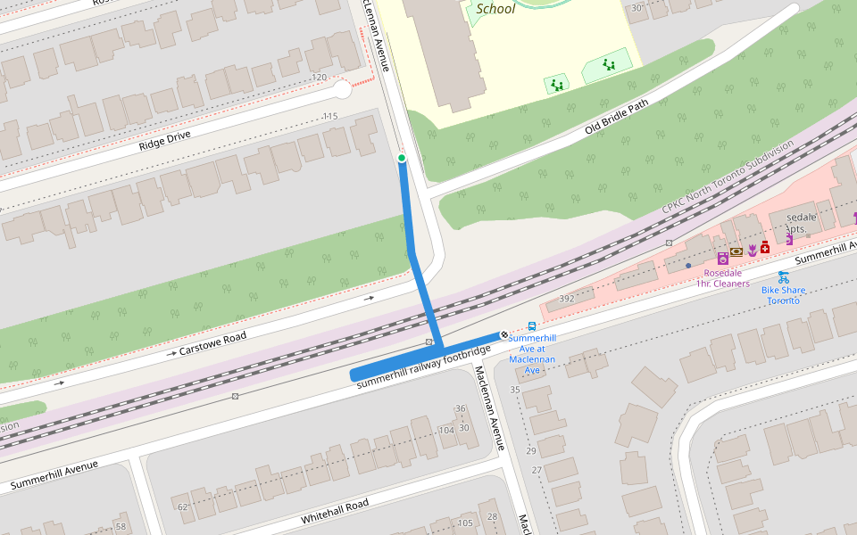 summerhill railway footbridge