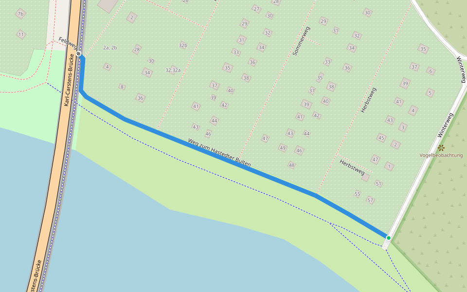 Weg zum Hastedter Bulten