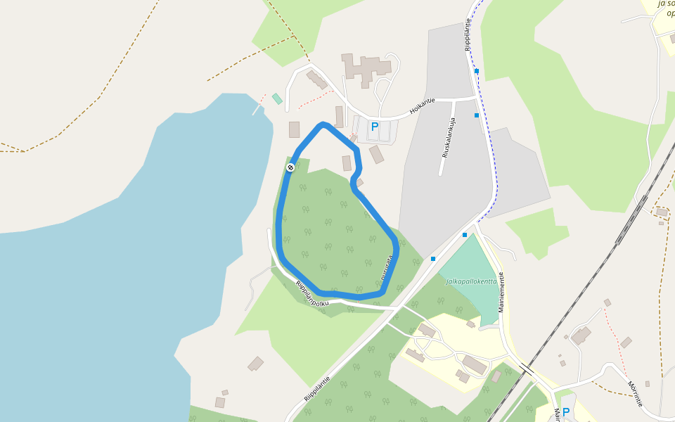pururata walking route map in Ketunkylä