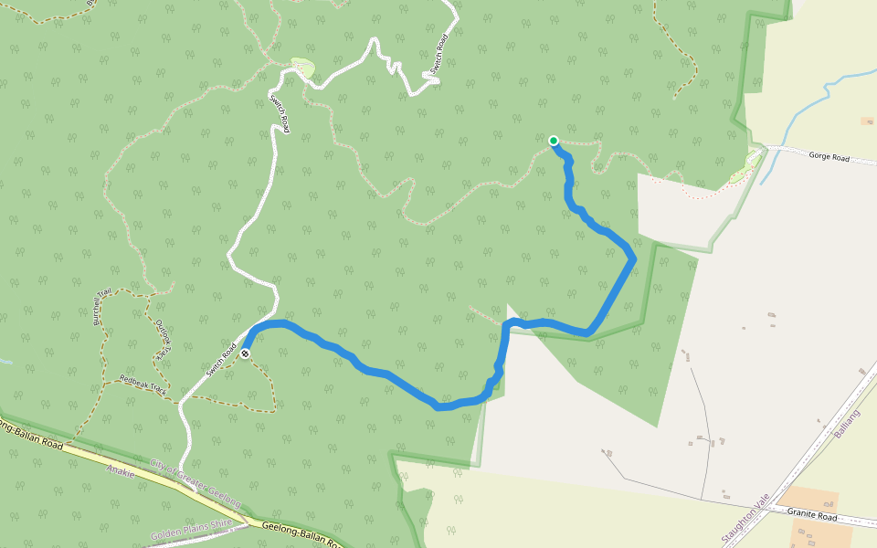 Ted Errey Nature Circuit walking route map in Staughton Vale