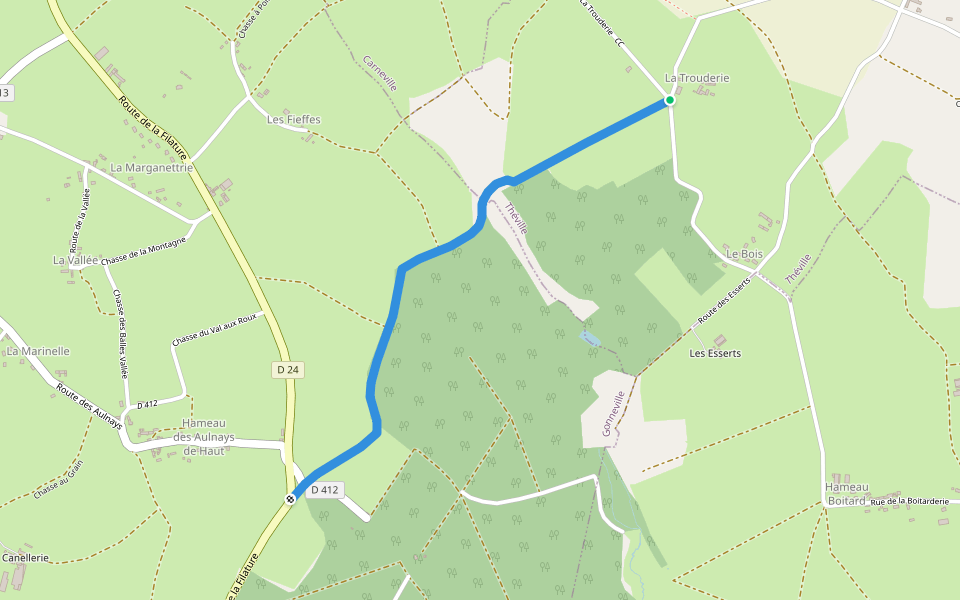 Bouillon Hunt Hiking Trail GonnevilleLe Theil, Normandie Pacer