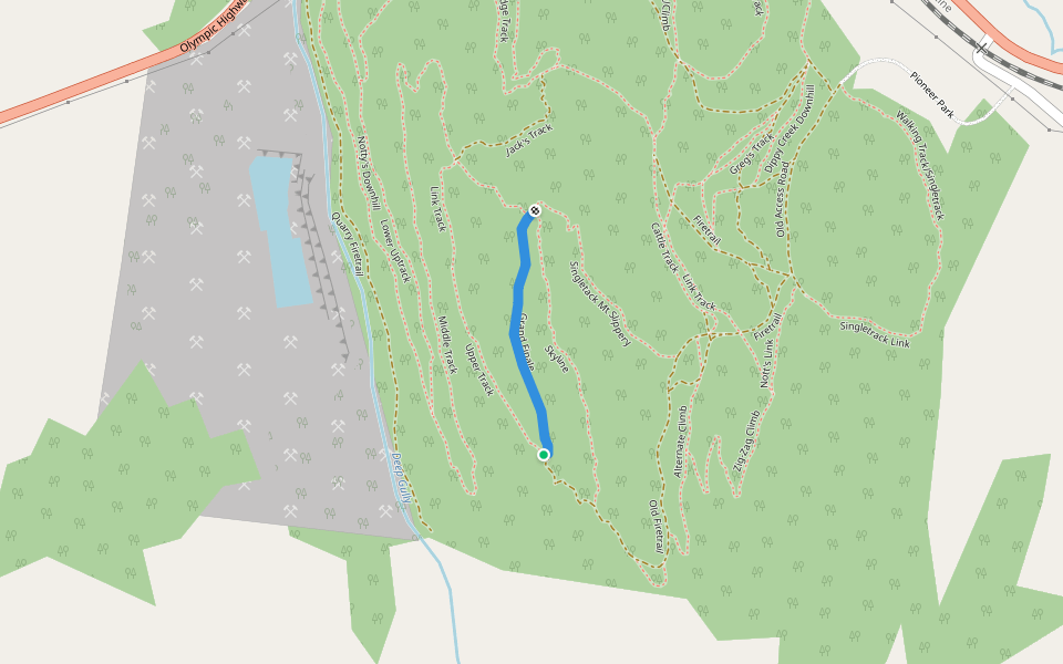 Grand Finale walking route map in Cootamundra