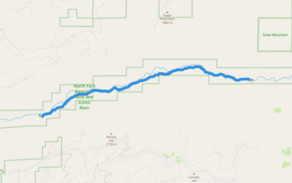 American River Trail 13E25 Hiking - Osm Way 245400906
