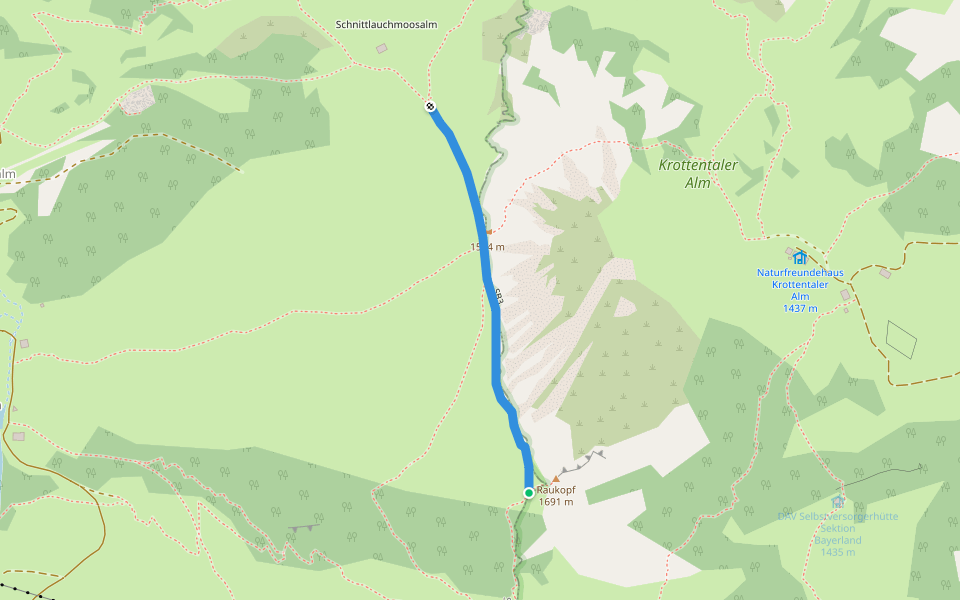 SB3 walking route map in Schliersee