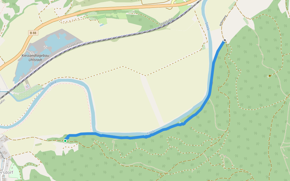 Saaleleitenweg walking route map in Uhlstädt-Kirchhasel
