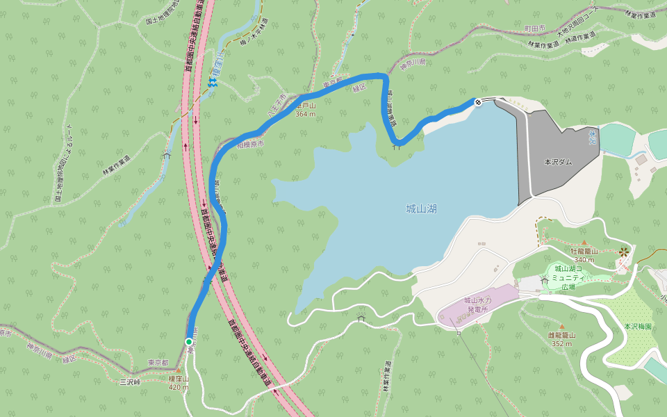 城山湖散策路