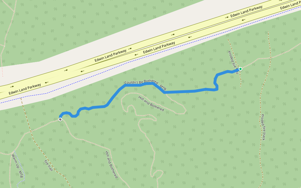 Couldn't Be Bothered - MTB walking route map in Karabar